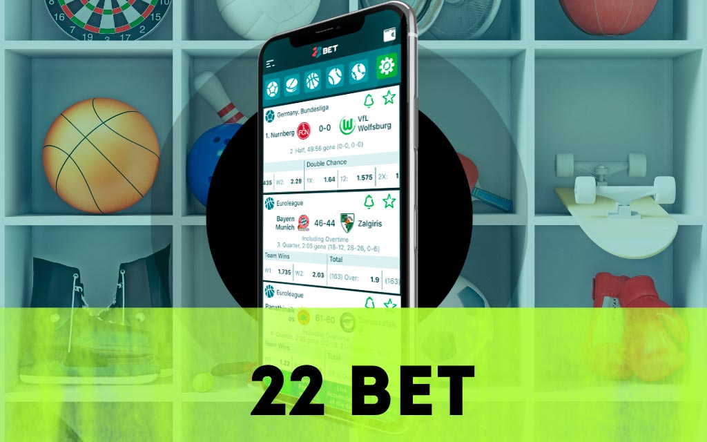 22 Bet is cricket betting apps